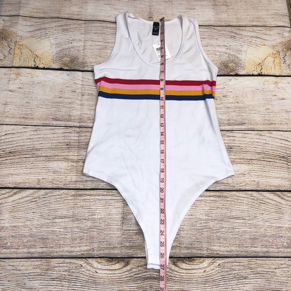 Windsor Sleeveless Body Suit with Stripes - Picture 3 of 8